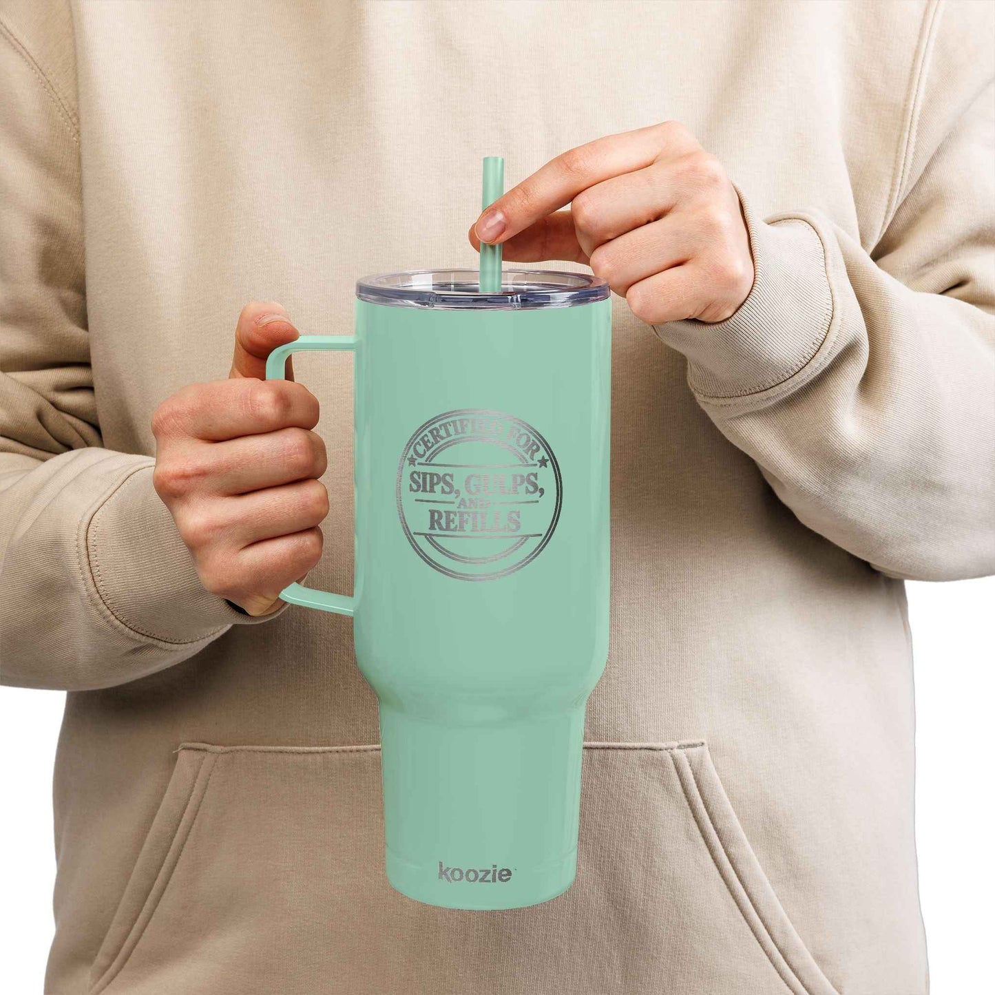 Certified for Sips, Gulps, and Refills 40oz Insulated Tumbler