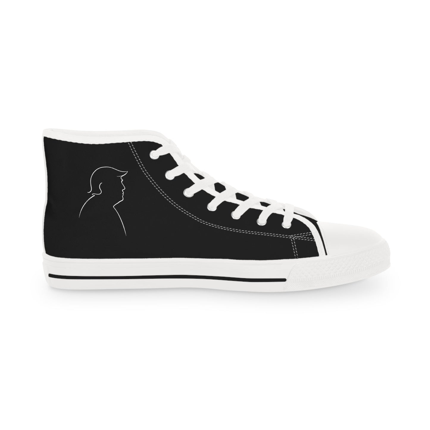 Quiet Confidence — Minimal Line High-Top Sneakers