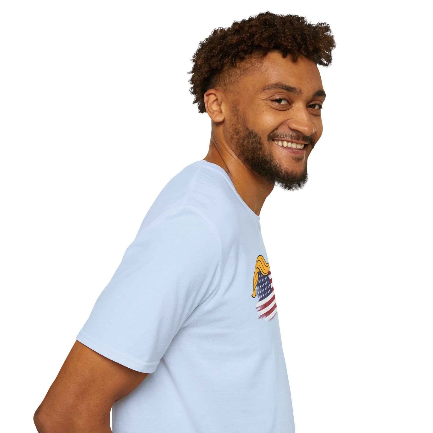 Swoop & Stripes Parody Tee – Unisex Soft Cotton T-Shirt