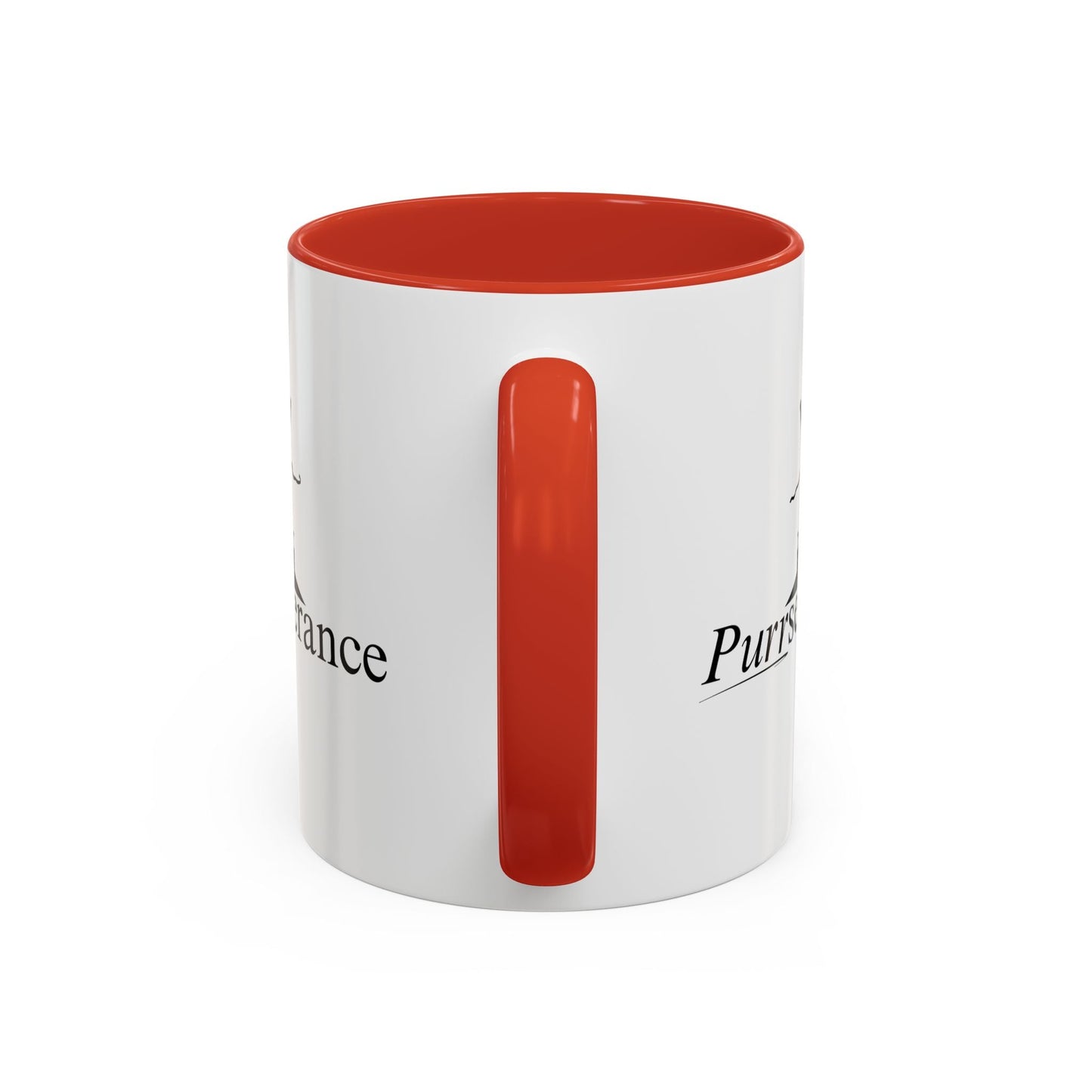 Purrseverance Accent Coffee Mug (11, 15oz)