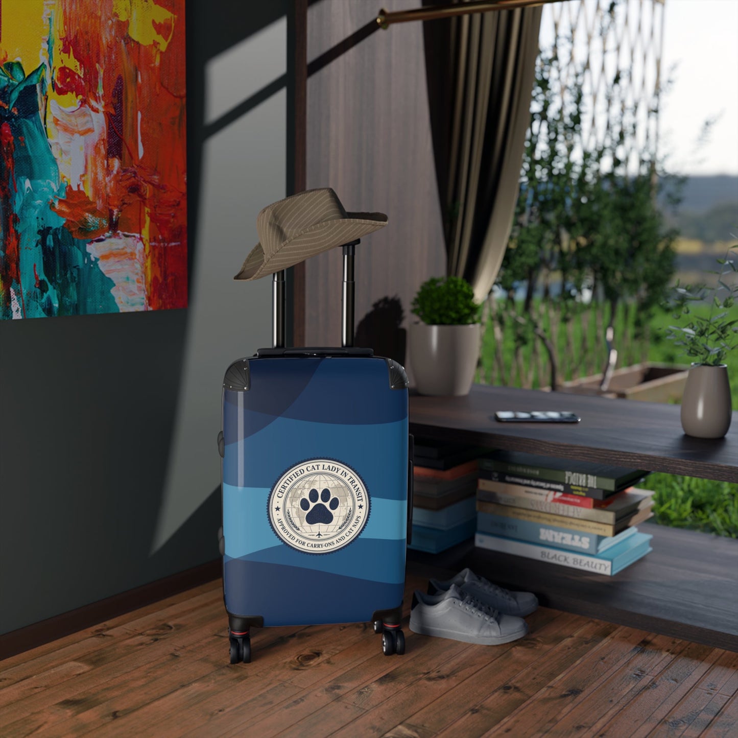 Certified Cat Lady in Transit – Hard-Shell Suitcase