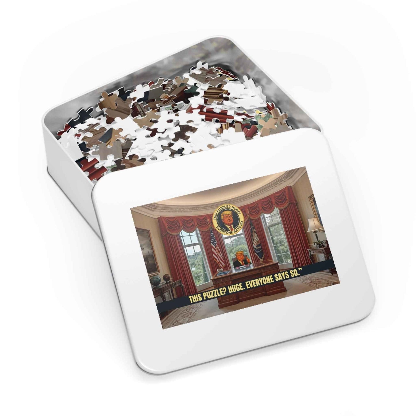 “This Puzzle? Huge. Everyone Says So.” Political Parody Jigsaw Puzzle
