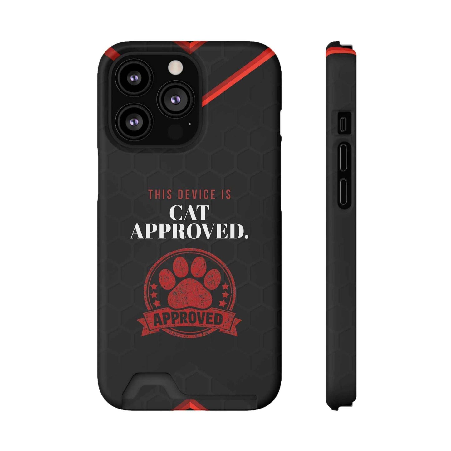 Cat Approved iPhone Case — Official Stamp Edition