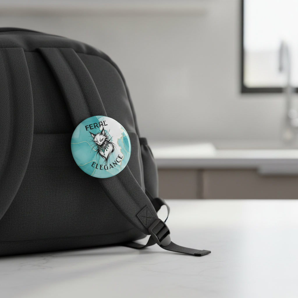 Feral Elegance Pinback Button