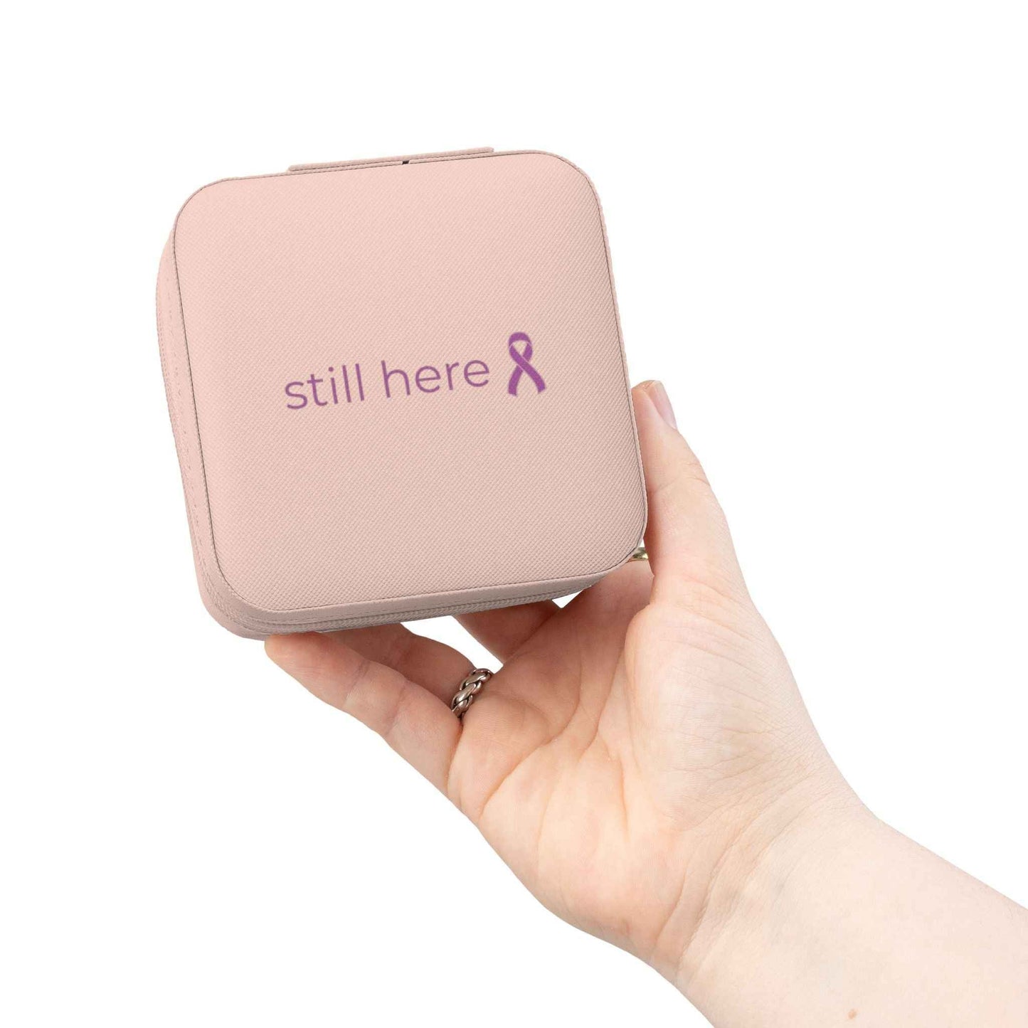Still Here — Compact Travel Case (Blush)