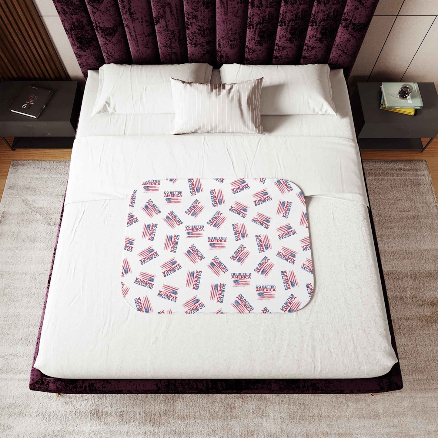 Do Better America Sherpa Blanket — Wrapped in Intent