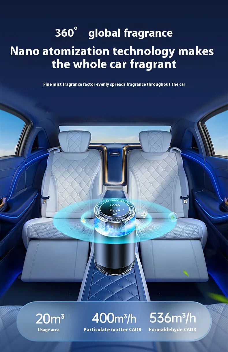 Car Aromatherapy Diffuser Cloud Mist Air Freshener