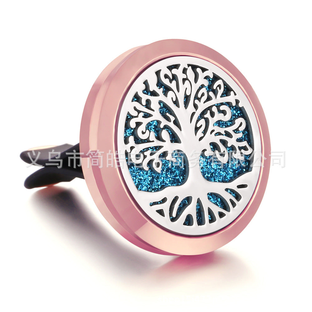 Rose Gold Car Air Freshener Clip with Decorative Box