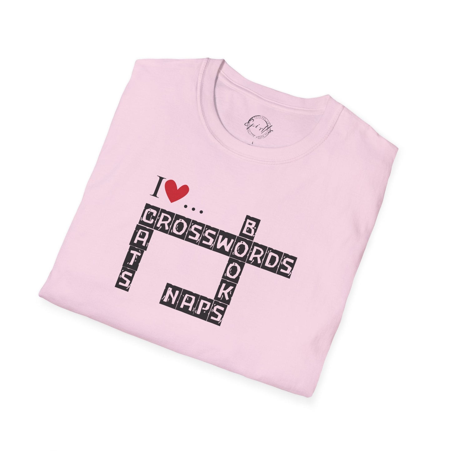 Crosswords and Cats Unisex Softstyle T-Shirt
