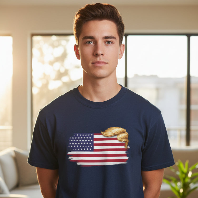 Stars, Stripes & Swoop | Political Parody T-Shirt