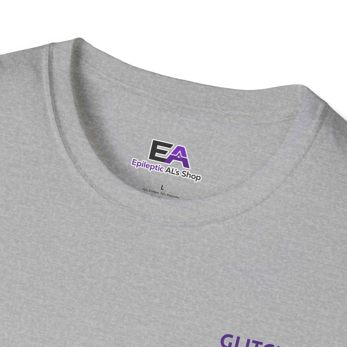 Glitch Happens Tee – Minimalist Seizure First Aid Shirt