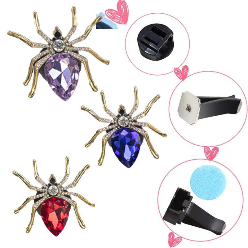Fun Spider Car Air Freshener Clip for Vent Decoration