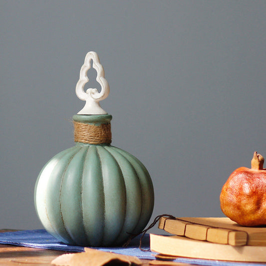 Pumpkin Horizontal Vintage Ceramic Vase Decoration Living Room Porch
