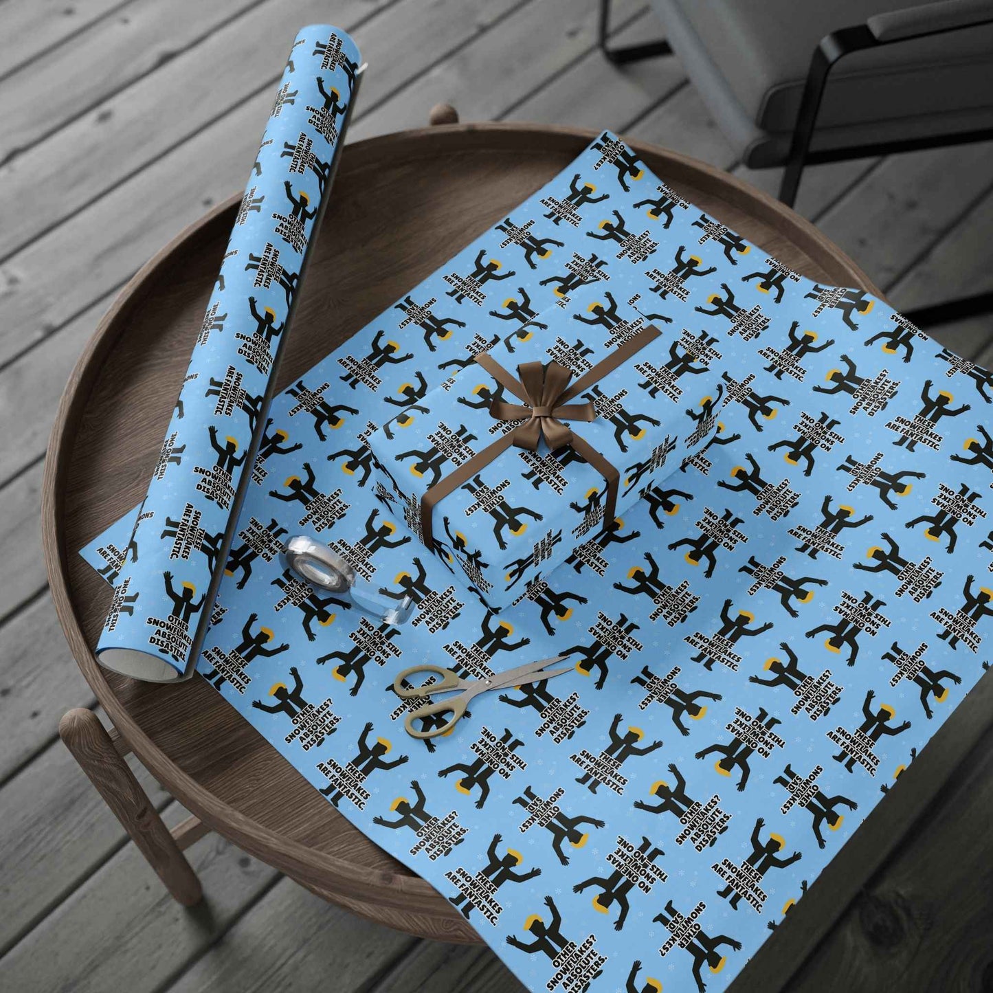 “World-Class Snowflakes” Political Parody Gift Wrap