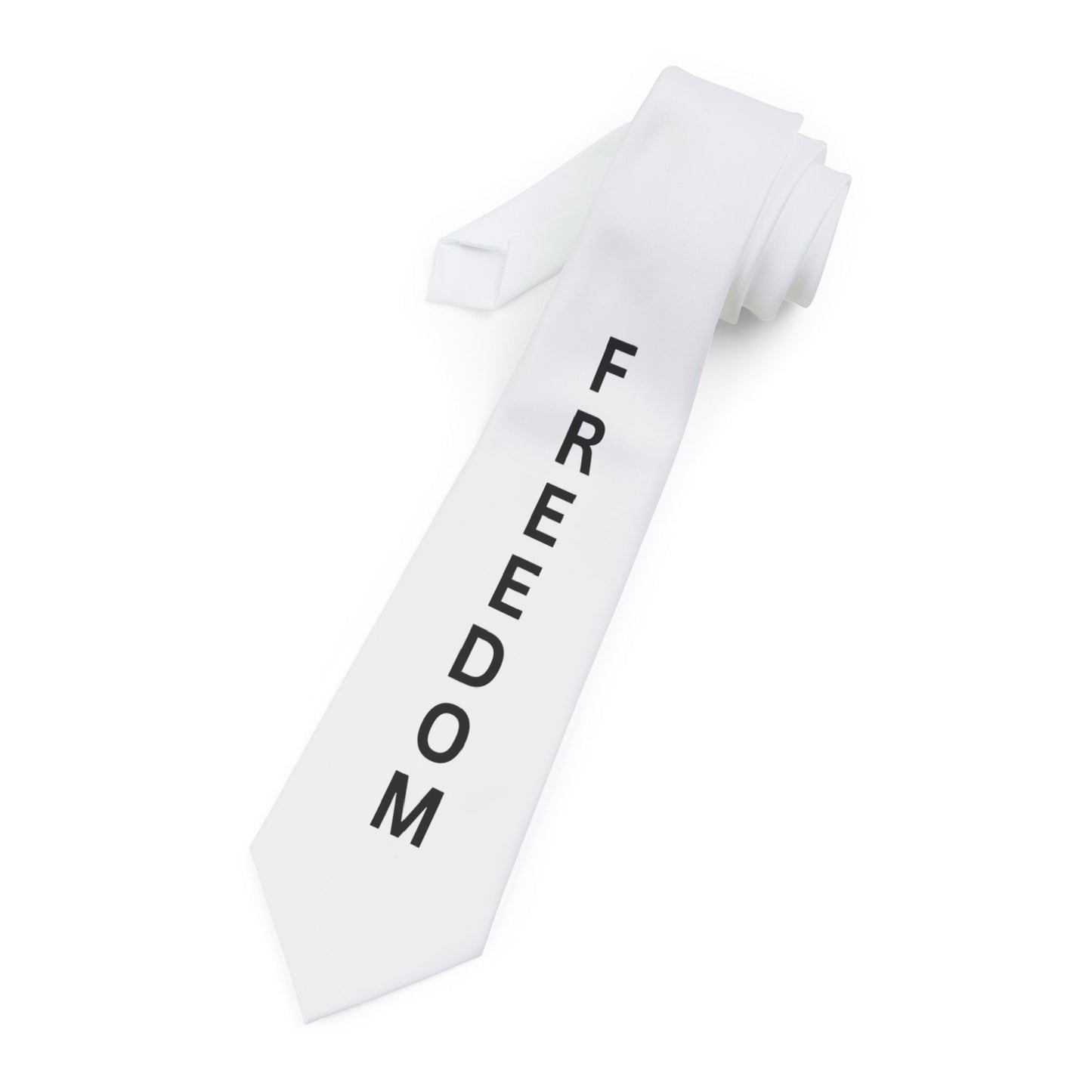 Black & White Freedom Necktie – Patriotic Formalwear