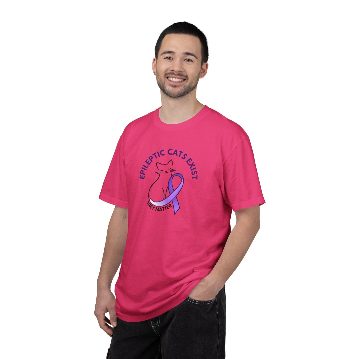 Epikitty Awareness T-Shirt – Epileptic Cats Exist. They Matter.