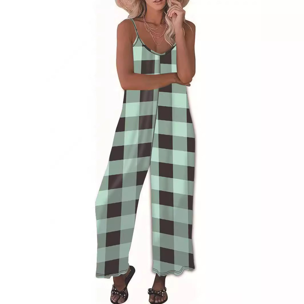 Slip-in Casual Sling Jumpsuit Women