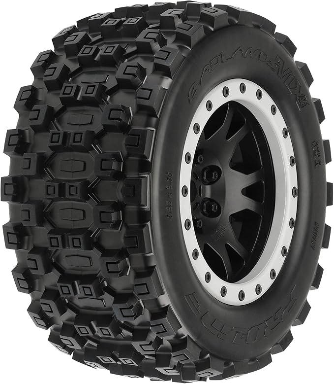 Pro-Line Racing Badlands MX43 Pro-Loc Mnt Impulse BlkGrey2XMX PRO1013113 RC Tire