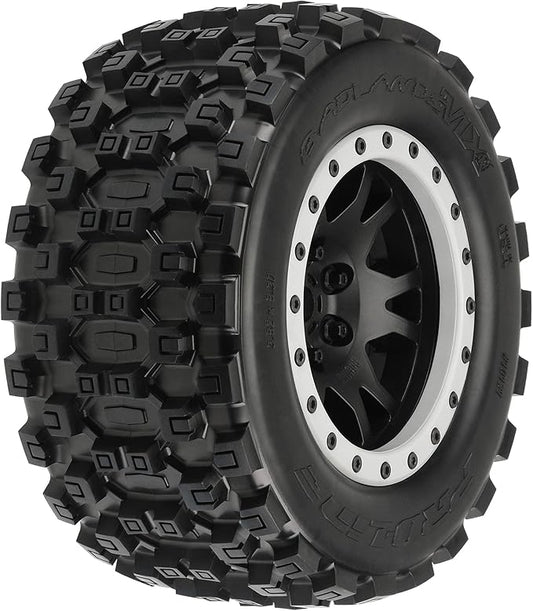 Pro-Line Racing Badlands MX43 Pro-Loc Mnt Impulse BlkGrey2XMX PRO1013113 RC Tire