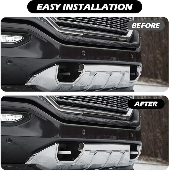 Extended Tow Hook Covers for Silverado 1500 2007-2026/GMC Sierra 1500 2007-2019, Tow Hooks Covers Compatible with Chevrolet Silverado 1500 Accessories White (Not fit Verticle Tow Hooks)