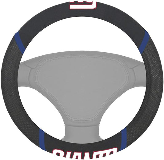 FANMATS NFL Unisex-Adult Embroidered Steering Wheel Cover