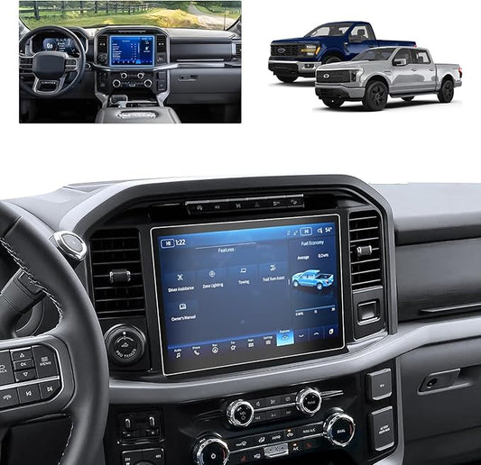 F150 Matte Screen Protector for 2021-2026 Ford F-150 Lightning/F150 SYNC 4 12-Inch F-150 Pickup Truck Accessories 9H Anti-Fingerprint & Glare Tempered Glass Protective Film