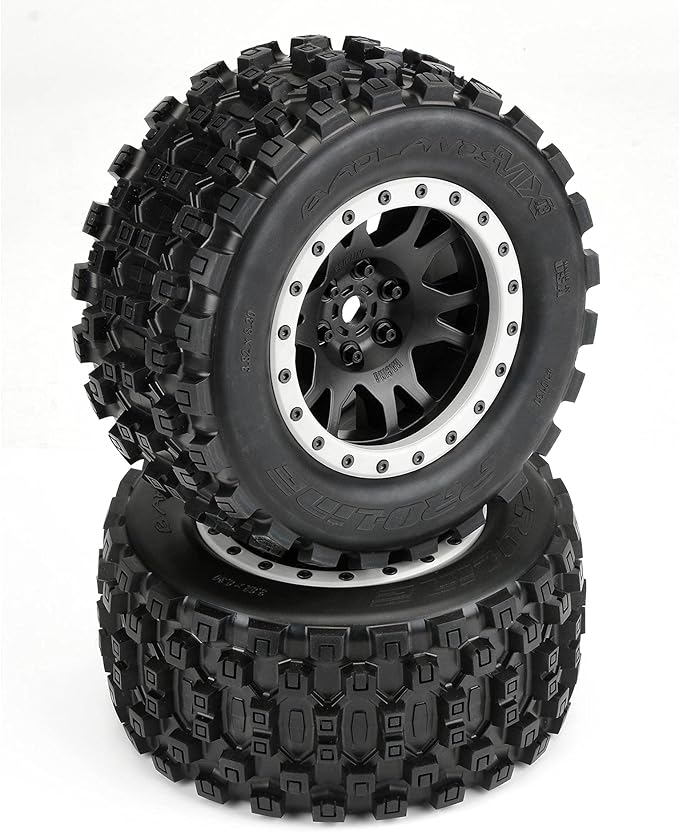 Pro-Line Racing Badlands MX43 Pro-Loc Mnt Impulse BlkGrey2XMX PRO1013113 RC Tire