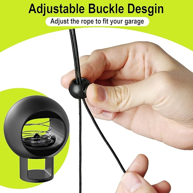 BFXM Garage Tennis Ball Parking Aid, Parking Guide System for Garage Accessories, Stop Indicator, Parking Assist Ball, Aid-Parking Kit, Garage Car Stopper, Pack of 2