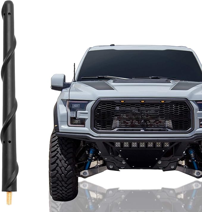 Short Antenna for Ford F150 2009-2026, Ford F250 F350 2017-2026, Truck F-150 F-250 F-350 7 Inch Antenna Replacement F150 Accessories