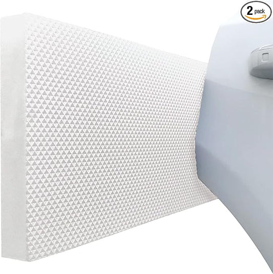 AMPULLA GWP02S Garage Wall Protector Car Door Protectors, Designed in Germany (2, White)