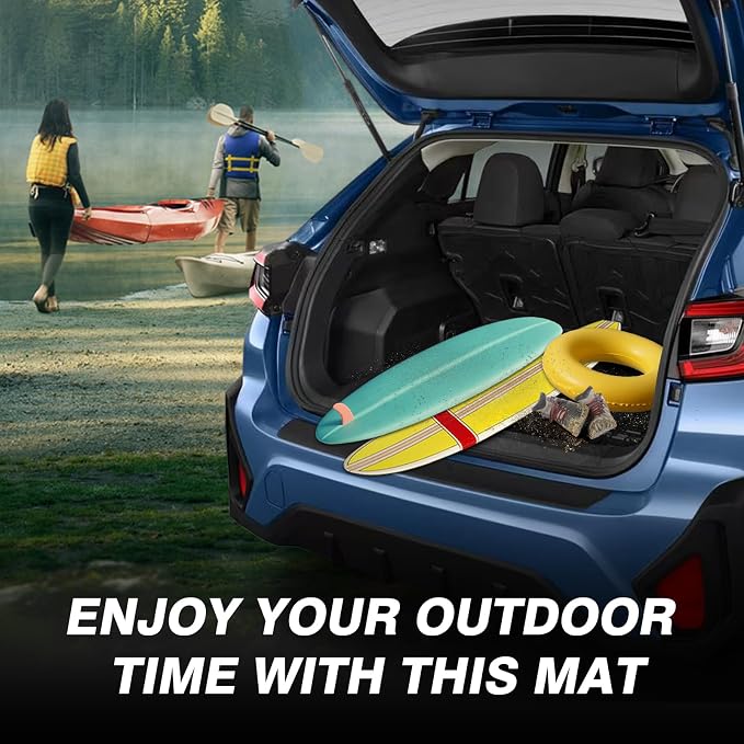Powerty Cargo Mat Compatible for Subaru Crosstrek 2024 2025 2026 Accessories All Weather Cargo Liner TPE Rear Trunk Mat