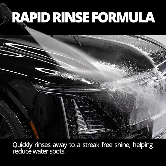 CERAKOTE High Foam Vehicle Shampoo (32 oz. Bottle) - pH Neutral Premium Car Wash Soap - Ceramic Coating Prep and Maintenance - Citrus Scent - Maximum Suds