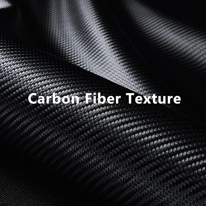 Steering Wheel Cover for Cybertruck Carbon Fiber Steering Wheel Cover Accessories for Tesla Cyber Truck 2023-Present Wheel Caps (Matte Black)