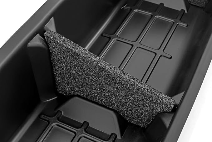 Rough Country Under Seat Storage for Ford F-150 (2009-2014) CrewCab - Custom-Fit, Durable, Anti-Skid Thermoplastic Under Seat Storage Compartment