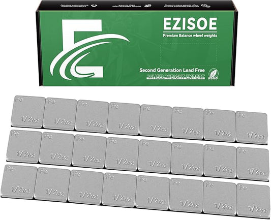 0.5 Oz Stick on Wheel Weights（144pcs,72oz）,1/2 Oz Gray Adhesive Backed Wheel Weights for Cars, Trucks, SUVs, Motorcycles, Low Profile