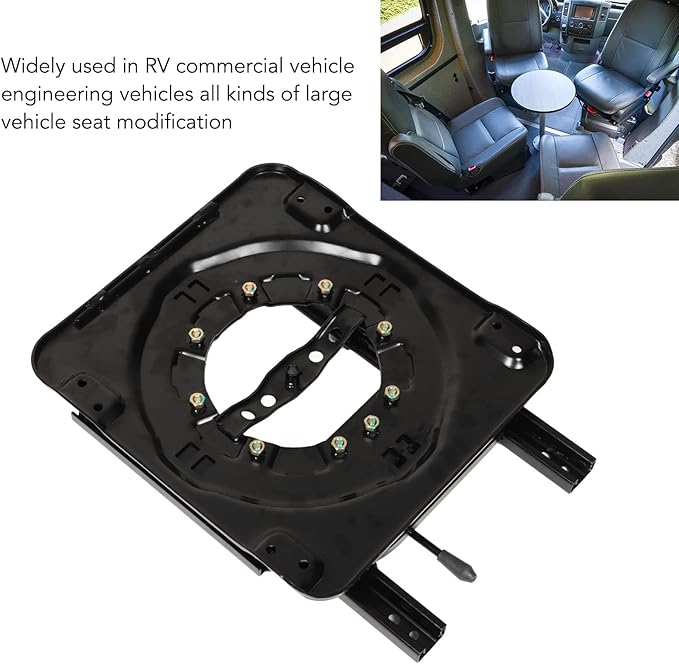 Swivel Seat Mounting Plate, Universal Swivel Seat Base For High Load Commercial Vehicle