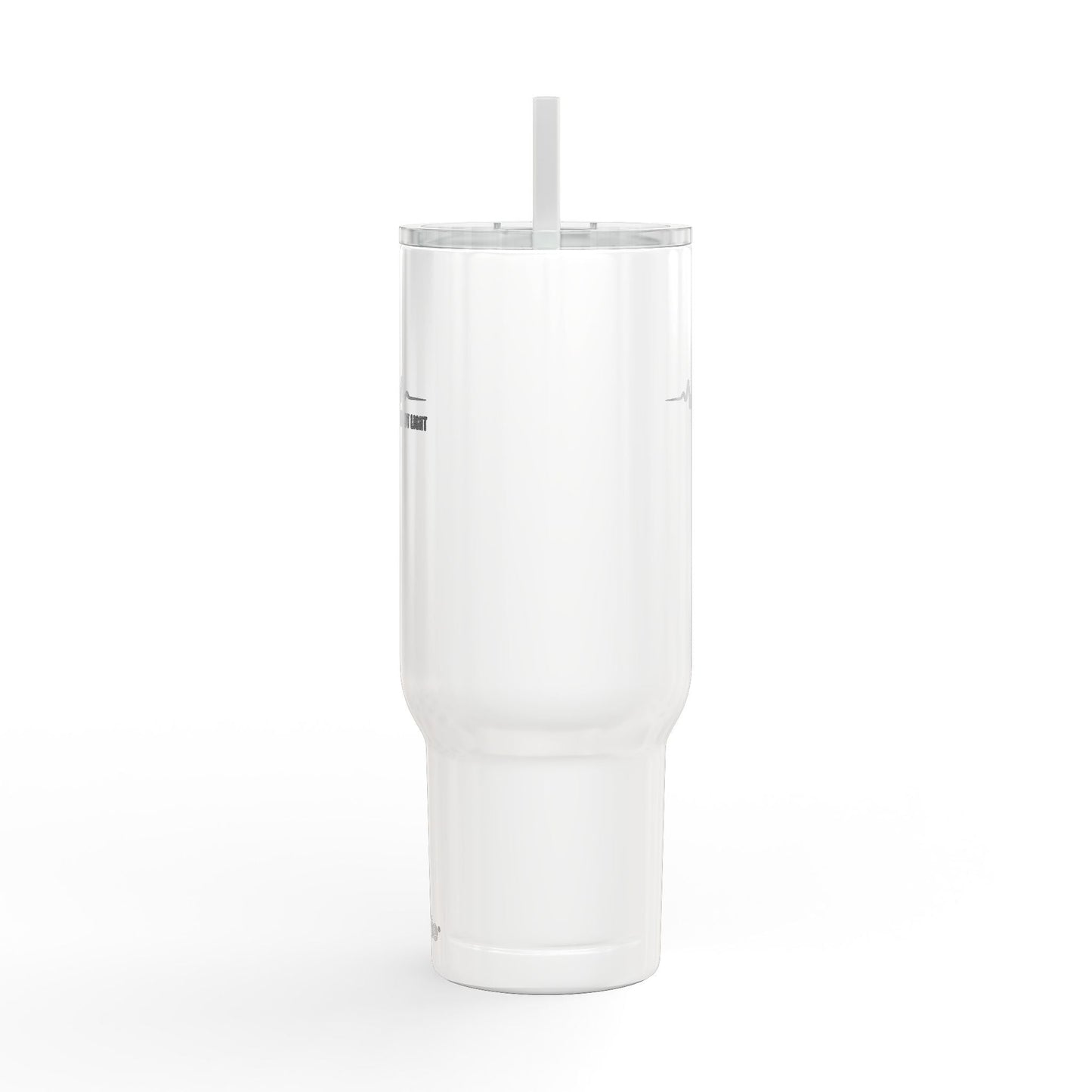 Steady Light 40oz Insulated Tumbler – Engraved Travel Mug with Handle