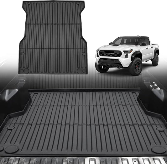 Truck Bed Mat for Toyota Tacoma 5FT 2024 2025 2026, All Weather Bed Liner for Tacoma Accessories, Heavy Duty Bed Mats, Car Accessories