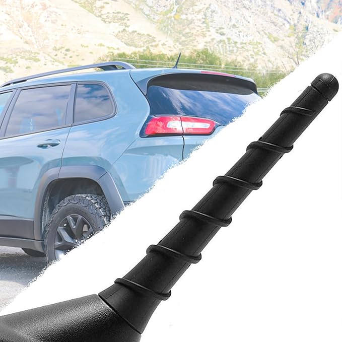 4.5 Inch Antenna for Jeep Cherokee Renegade Grand Cherokee Compass Liberty, Chrysler 200, Dodge Durango Avenger Dart Journey Nitro, Fiat 500,68297936AA 5091100AA