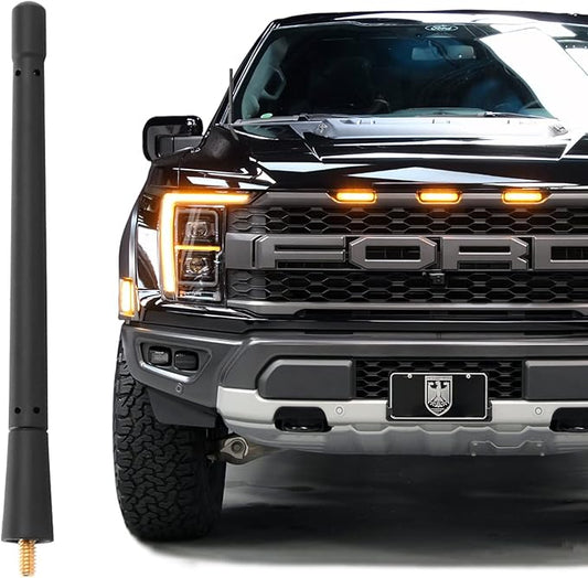 KSaAuto Short Antenna for Ford F150 F-150 2009-2026, 2017-2026 F-250 F-350, 2021-2024 Bronco, 7 Inch F150 Pickup Truck Short Antenna Ford F150 Accessories, Not for 2025 Bronco