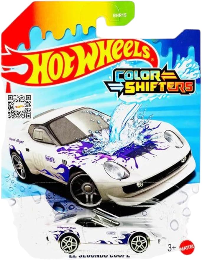 Hot Wheels Color Shifter El Segundo Coupe for 3 Years & Above (White)