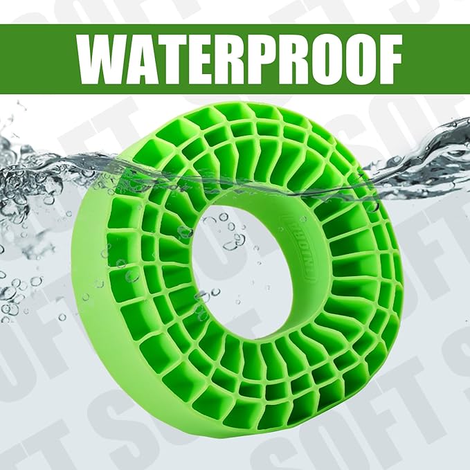 INJORA Silicone Rubber Insert for 118-122mm 4.75" OD 1.9" Wheel Tires(Large Green)