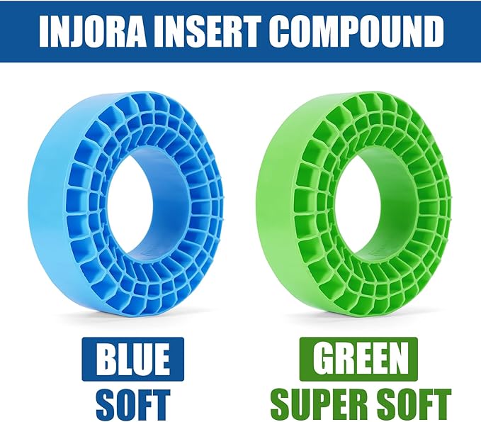 INJORA Silicone Rubber Inserts Foam for 106-108mm 1.9" Tires(Blue)