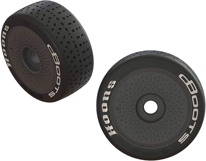 ARRMA Dboots Hoons 42/100 2.9 Belted RC Speed Tires with Foam Inserts, Mounted On Aero Dish Black Wheels (Set of 2): ARA550063