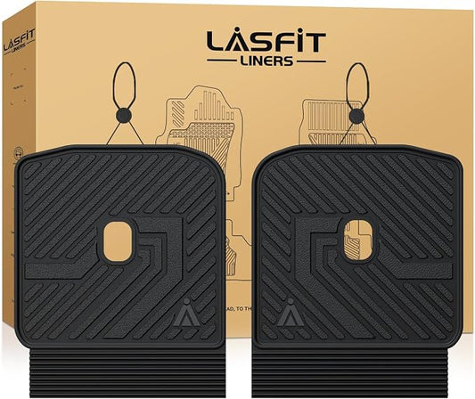 Lasfit Kick Mats for Hyundai Palisade 2026 7-Seat (Not Fit 8-Seat), 2nd Row Captain Chair Seat Back Cover Protectors, TPE Waterproof All-Weather Rear Backrest Liner