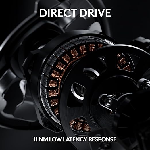 Logitech G PRO Racing Wheel - Steering Wheel for PC, PS4, PS5, Direct Drive 11 Nm Force, Ultra-Realistic Feedback, Magnetic Gear Shift Paddles, Dual Clutch, PRO Button Layout