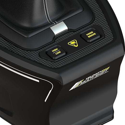 Turtle Beach VelocityOne Multi-Shift Sim Racing Shifter & Handbrake for Windows PC, Xbox Series X|S & Xbox One – 7-Gear + R H-Gate & Sequential Shifter, Handbrake, Hall-Effect Magnetic Sensors – Black
