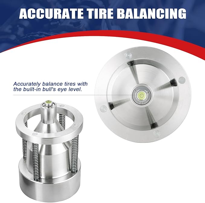 Portable Bubble Wheel Balancer, Heavy Duty Wheel Balancer with Bubble Level, Tire Balancing for Cars & Trucks, Rim Tire Balancer Machine for Car Light Truck Repair