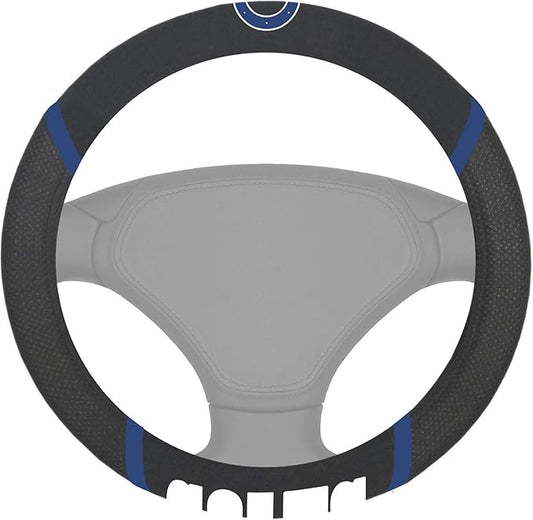 FANMATS NFL Unisex-Adult Embroidered Steering Wheel Cover
