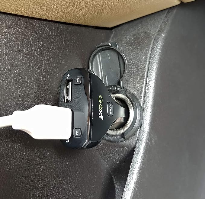 GOXT Direct Plug Bluetooth/FM Transmitter, 18843, Small